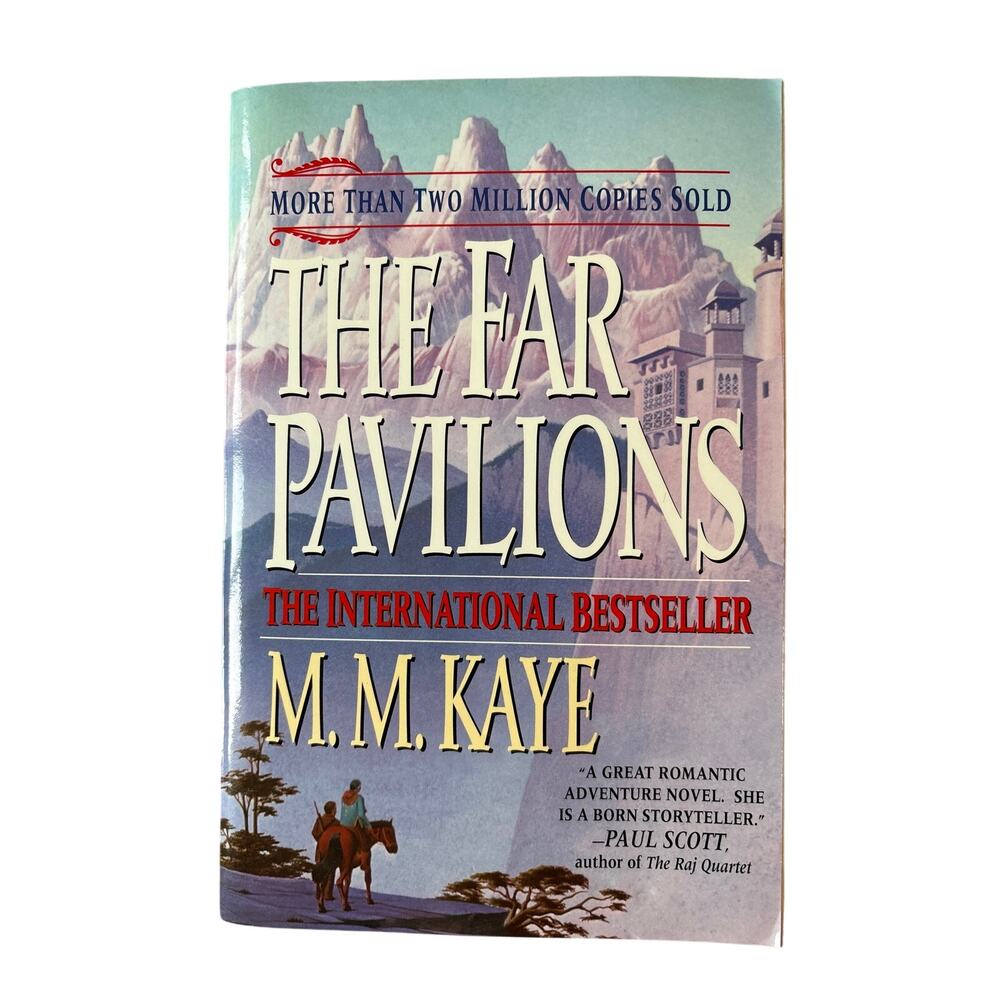 The Far Pavilions book by M.M. Kaye Softcover paperback novel romance adventure